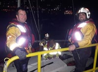 Yacht rescued by lifeboat