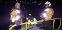 Yacht rescued by lifeboat