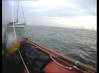 VIDEO: RNLI rescue yacht 37 miles offshore