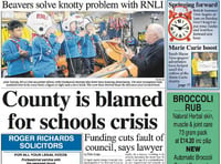 This week's Dartmouth Chronicle front page