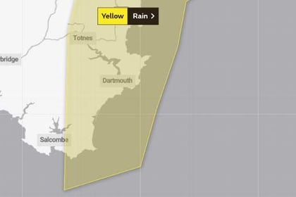 Flood alerts issued as Storm Barbara sweeps through South Hams
