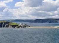 Going green at Bigbury beach