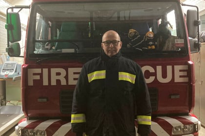 Firefighter’s long service commended