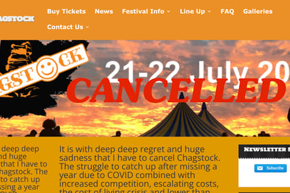 'Deep regret and huge sadness' at music festival cancellation 