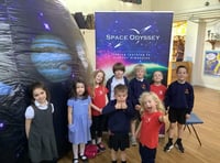 Youngsters enjoy day in space dome