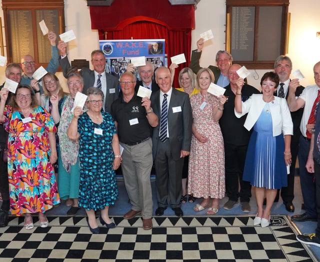 18 charities benefited from the Devonshire Freemasons WAKE Fund