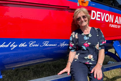 Devon Air Ambulance founder, Ann Ralli awarded ‘Life President’ title
