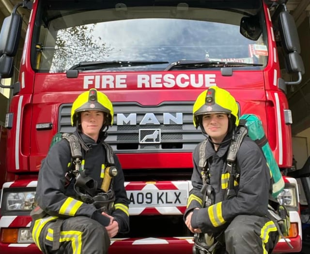 Ivybridge Firefighting duo set to run for charity