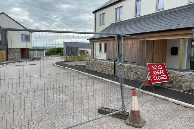 Tenants had been expected to move in by Christmas, but the estate remains closed