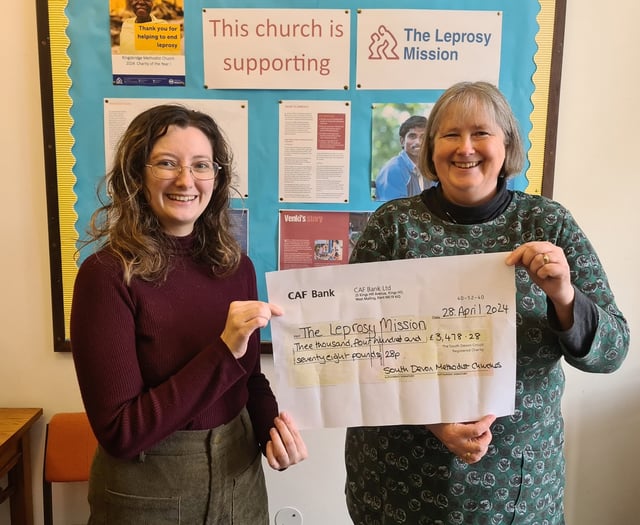 Churches raise almost £3.5k for The Leprosy Mission