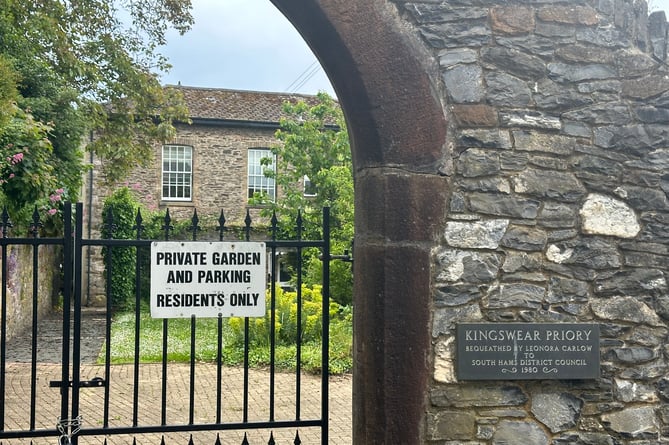 The Priory in Kingswear was originally left to South Hams District Council before being transferred to a housing association 