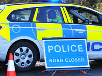 A38 closed by lorry fire