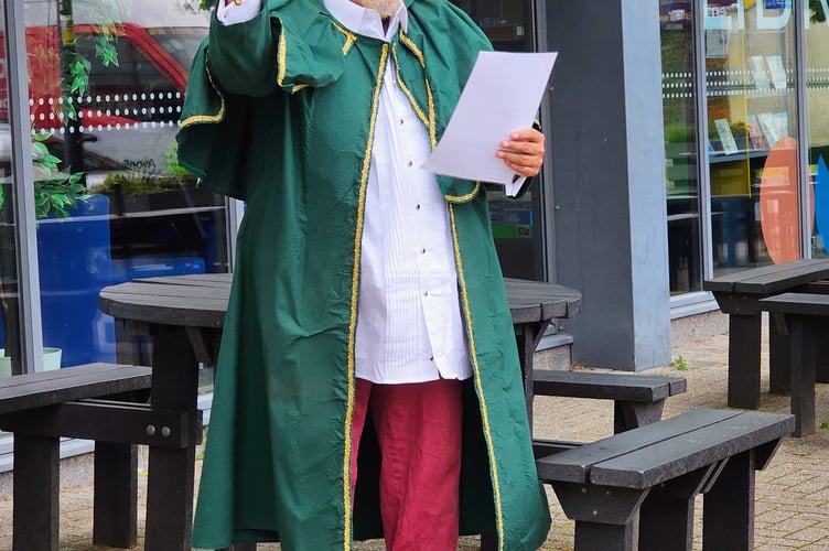 New Ivybridge town crier Martin Stear