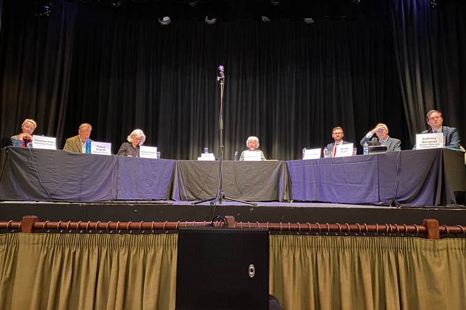 The candidates faced questions related to the economy, the water poisoning scandal, immigration and the NHS