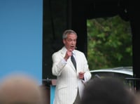 Farage rally draws large crowd 