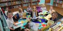 Harbertonford Primary School's library gets a makeover