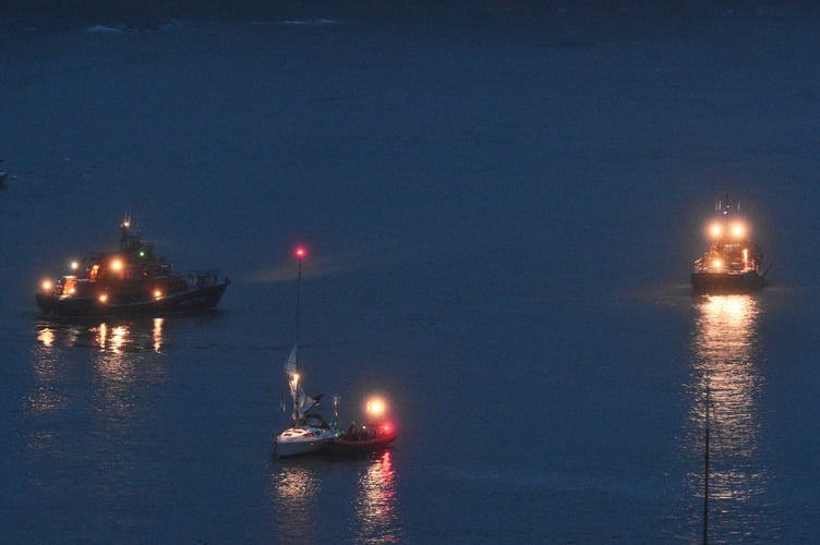 RNLI crews launch overnight search