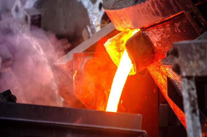 The casting of the Kingswear bell