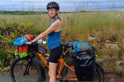 Totnes woman’s fundraising tour in jeopardy as bike is stolen 