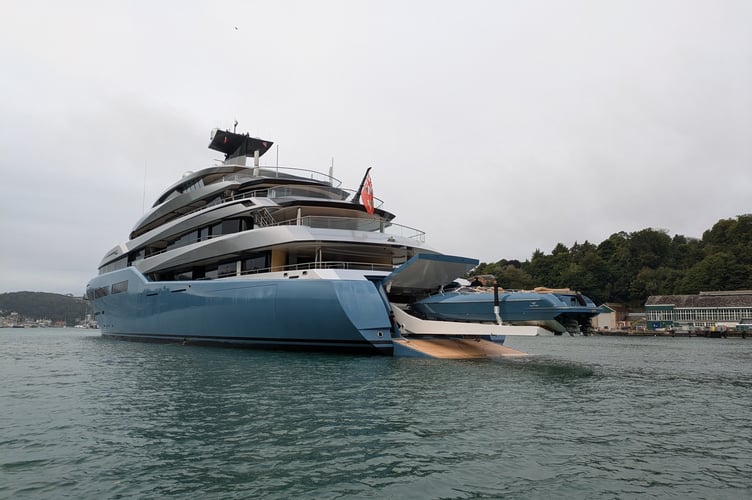 The Aviva with matching speedboat