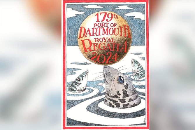 Dartmouth 179th Royal Regatta cover by Simon Drew - Dartmouth Regatta