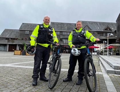 Pedal powered policing could come to South Hams