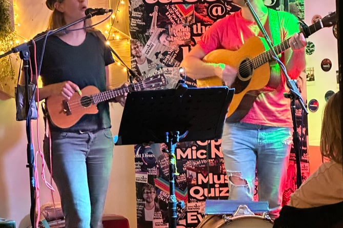 Yonder Folk playing at a recent 'Every Folkin' Tuesday' music night