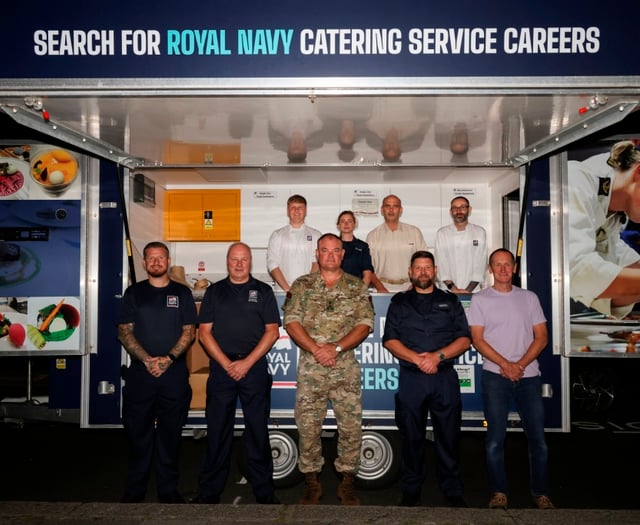 Royal Navy caterers help homeless people in Plymouth