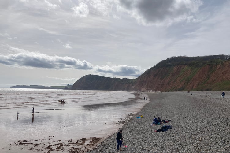 Down on the shingle beach