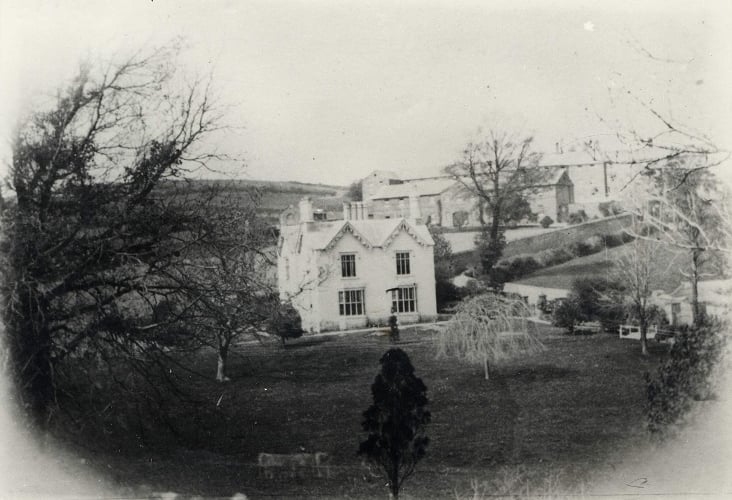 Kingsbridge - Redford House and the workhouse.