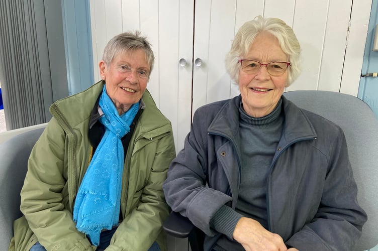 Trustees Pauline Fryer and Barbara Dove want to attract new volunteers to help tend the garden