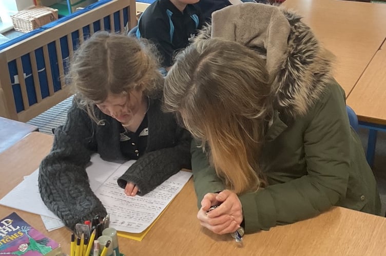 Parents joined in with the reading activities - Dartmouth Academy